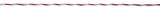 AKO Litze TopLine Plus, 400m, weiß/rot, 9 x 0,3mm TriCOND 449523