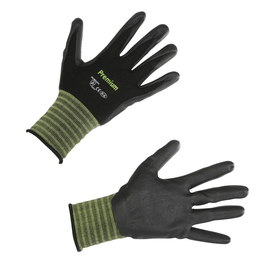 Kerbl Arbeitshandschuh Premium Gr.10 Nylonhandschuh, Nitril 297464