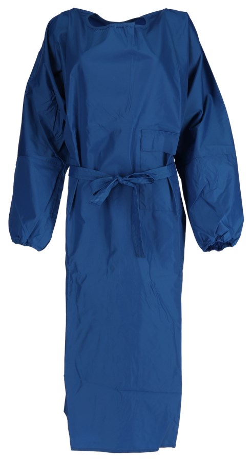 Kerbl Melk- und Waschschürze mit Ärmeln, navy, Gr. M 1 Stück 15622