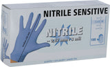 Kerbl Nitril Sensitive Gr.S blau, Einmalhands.100Stk, ungepudert - 153066