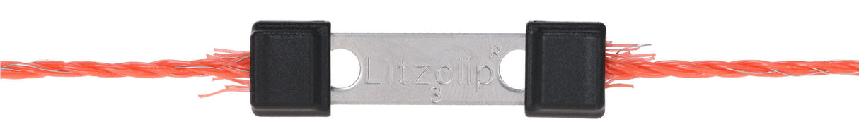 Kerbl Litzenverbinder Litzclip, 3mm,gerade, Edelstahl,10 Stück 442003/101