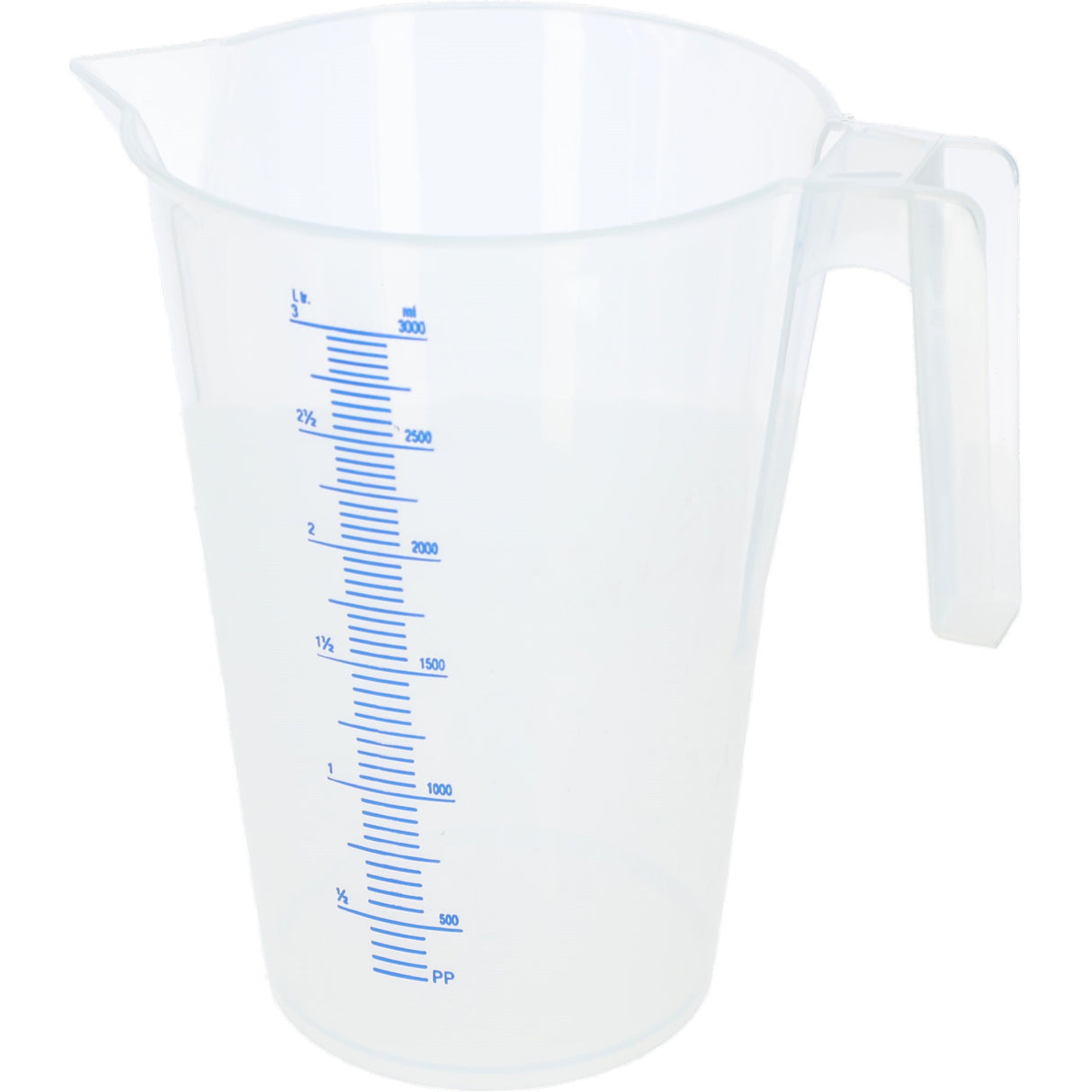 Kerbl Messbecher 3Liter Kunststoff mit Skala, stapelbar - 291197