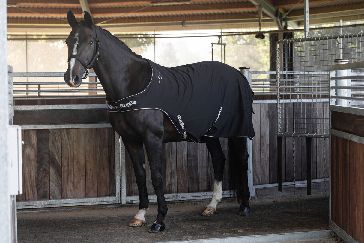 Kerbl Führanlagendecke schwarz 145 cm - 3228277