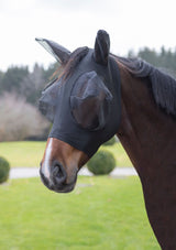 Kerbl Fliegenschutzmaske FinoStrech schwarz, Full - 3229052