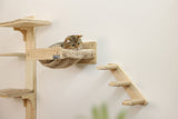 Kerbl Wandkratzbaum Timber für Katzen, natur/grau 1 Stück 81612