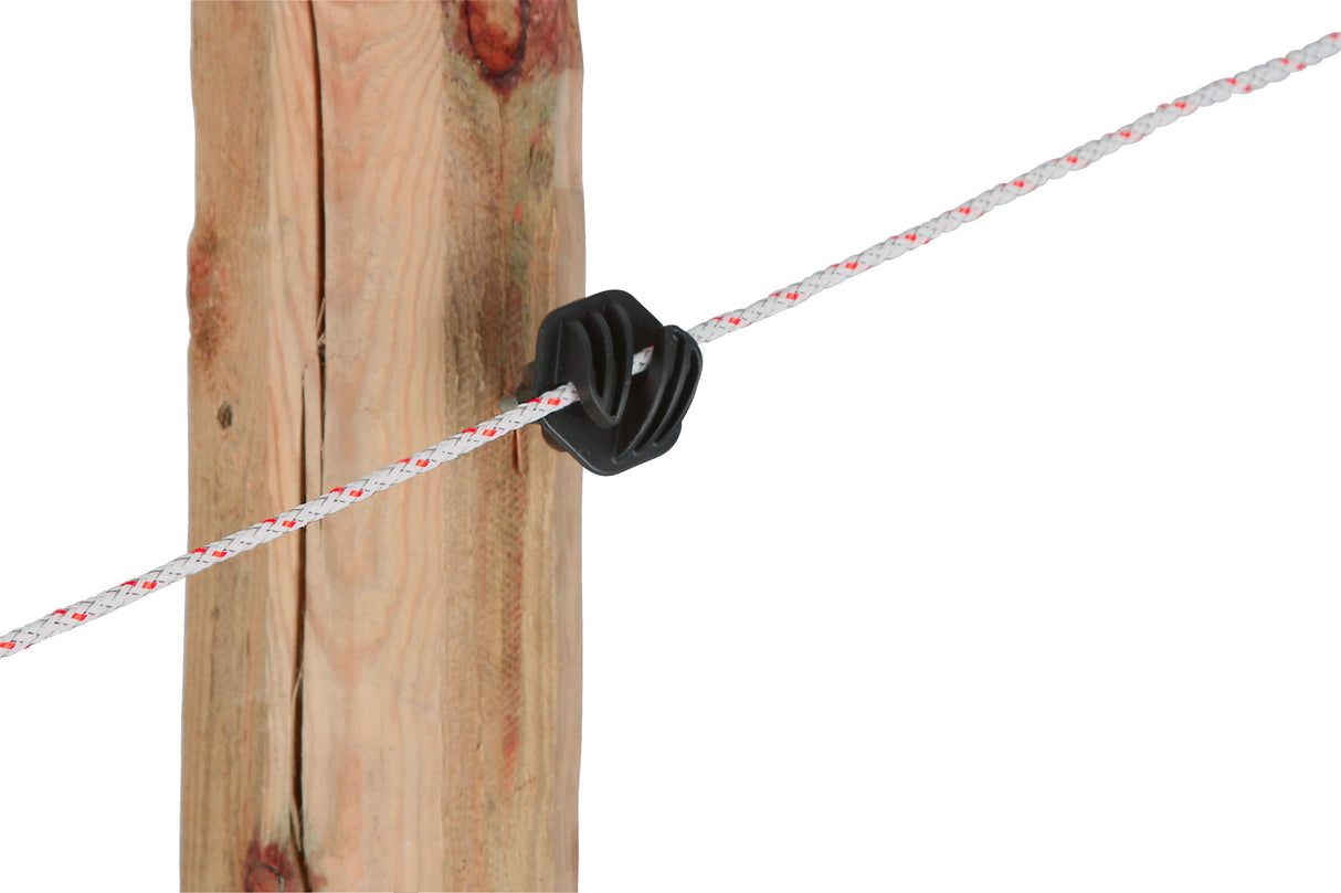 AKO Weidezaun TopLine Plus gefl. Seil, 5,5mm, 400m, weiß/rot 9x 0,28 mm TriCond - 449540