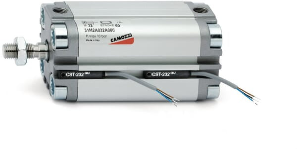 Camozzi Kompaktzylinder, 12-20, Serie 31 - 1 Stück - 31F2A012A020
