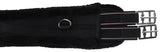 Covalliero Sattelgurt mit Webpelz schwarz, 125 cm - 3226340