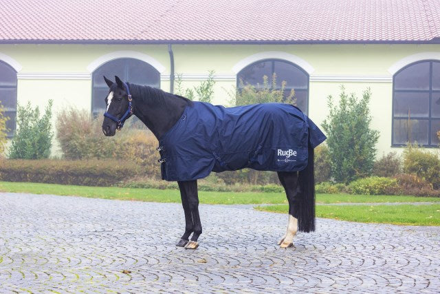 Covalliero Outdoor-Pferdedecke RugBe Zero 145 cm, dark navy - 3226350