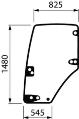 New Holland / Case KABINENGLAS, EINHEIT 344730A2 original CNH Ersatzteil