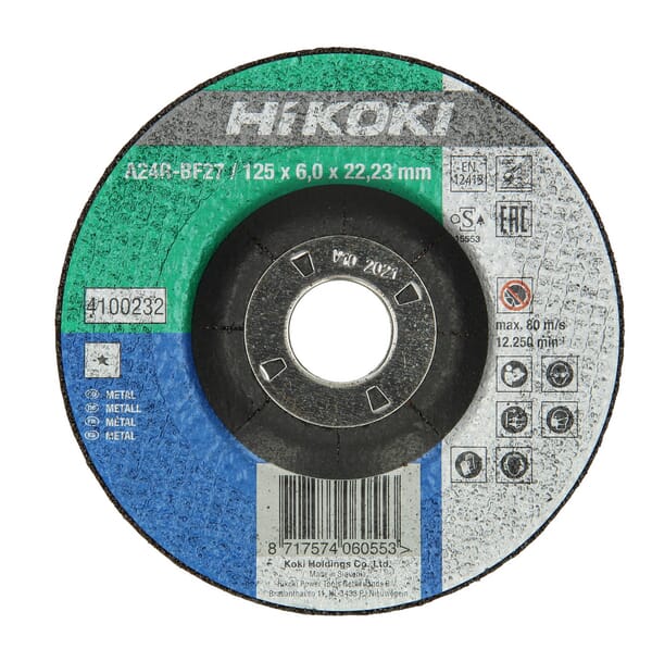 Disque abrasif métal 125x6mm