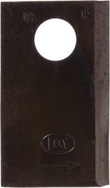 AGCO Mähmesser links 83x49x5 mm, Bohrung Ø 18,50 mm, geeignet für Lely 4122014790