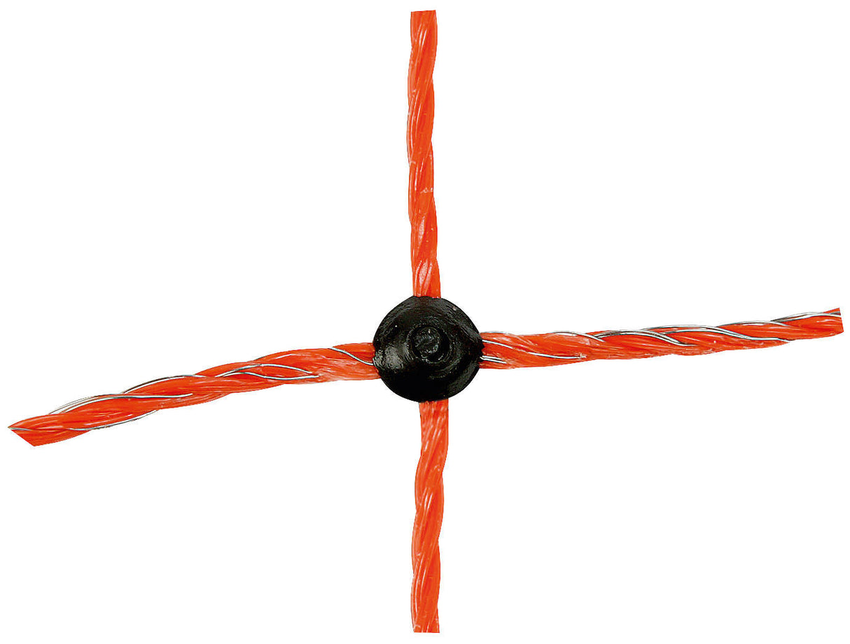 Kerbl Geflügelnetz 50mtr., 106cm Doppelspitze, orange, el.leite 1 Stück 292271