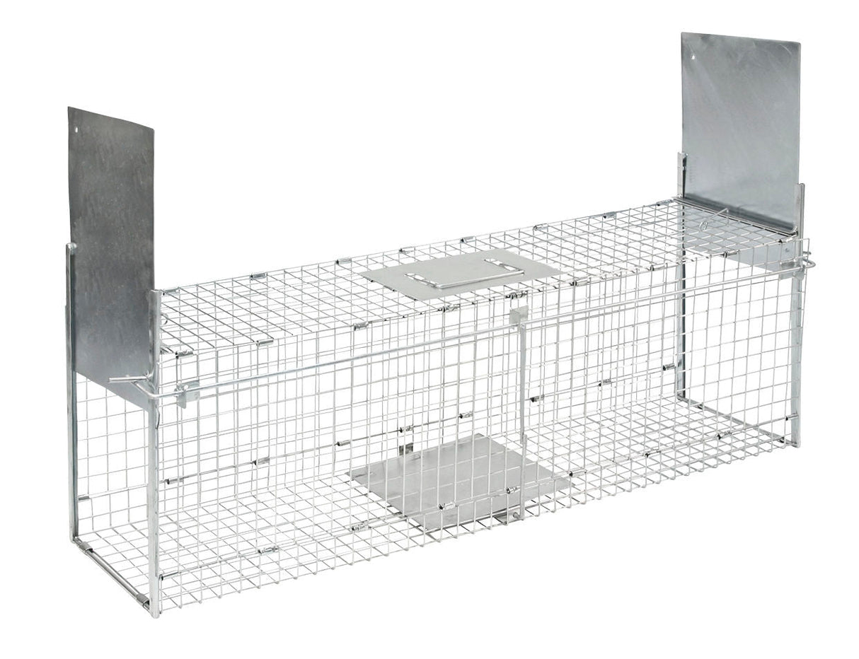 Kerbl Kastenfalle klappbar mit 2 Eingängen 100x26x32 cm 299676