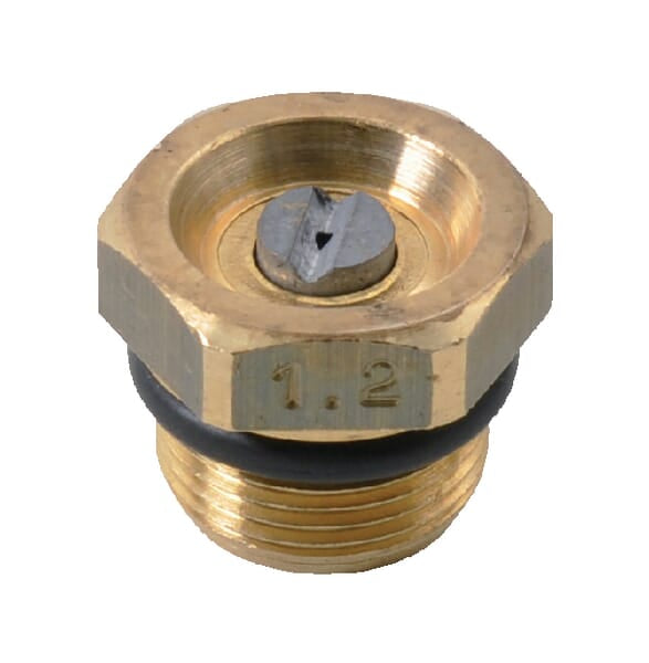 Braglia Flachstrahldüse Ø 1,2 mm Messing 6818015
