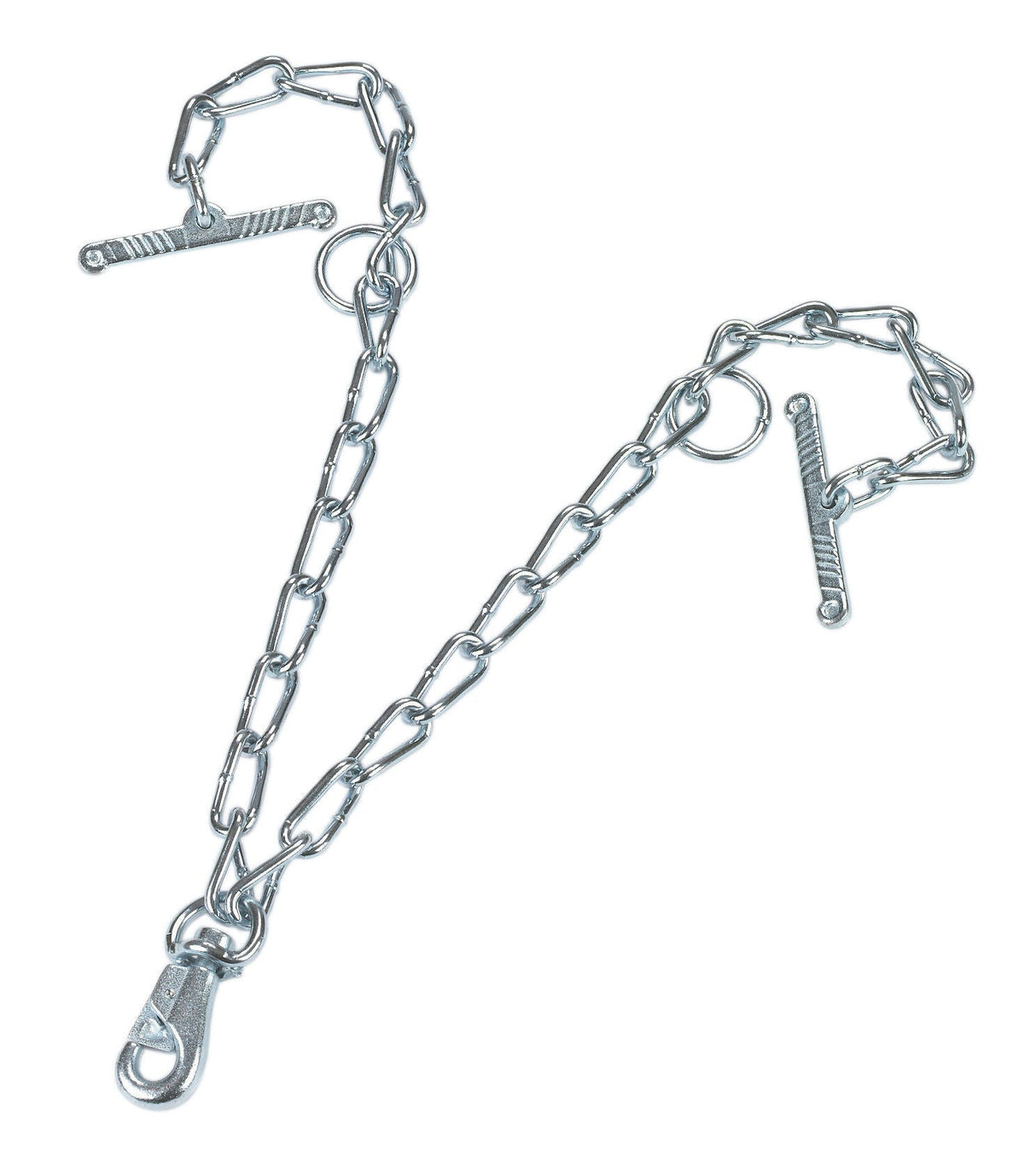 Kerbl Kettenteil doppelt, mit Karabiner u. Knebel, 6mm 12505