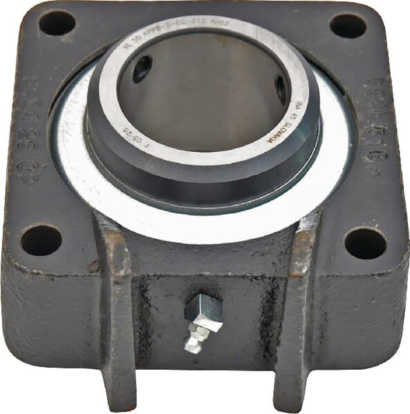 Flange bearing D55 mounted