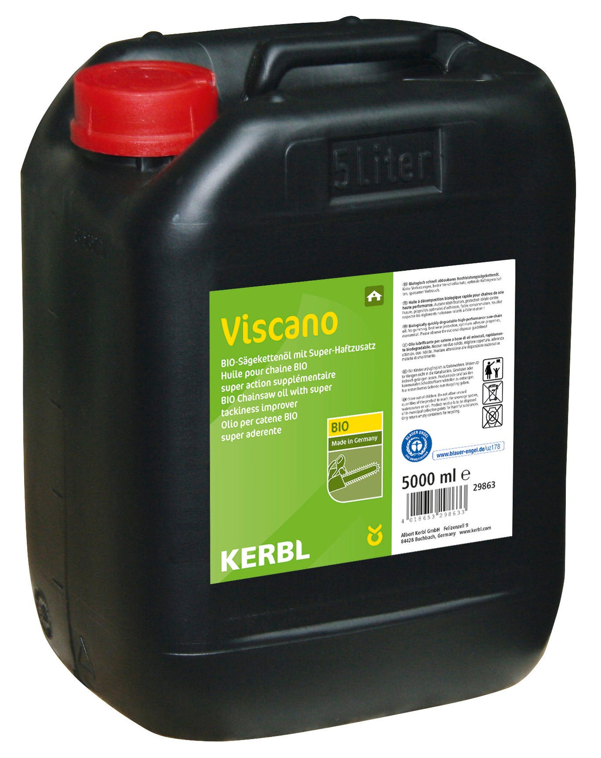 Kerbl Viscano Bio-Sägenkettenöl 5l 29863