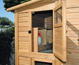 Kerbl Hühnerhaus für 8-10 Hühner aus Holz 222x115x200 cm - 82806