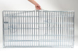 Kerbl Freilaufgehege Easy, verzinkt, mit Sonnenschutz, 115x115x60cm 82845