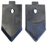 KRAMP Grubberspitze 240x120x10mm, gehärtet, flach, 1 Loch, passend für Kerner 92281KR