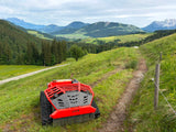 Jack Mulcher ferngesteuerte Mähraupe mit Mulchdeck für Steilhänge