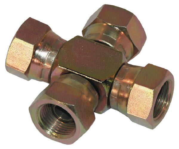 KRAMP Kreuzverschr. 1/4 BSP mit Mutter CROSS04BF