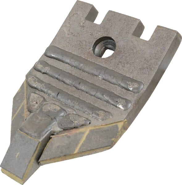 Cultivator tip 193x20mm, hardened, flat, suitable for Quivogne