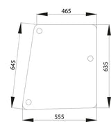KRAMP Seitenscheibe D520512B