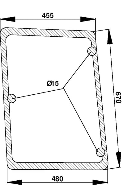 KRAMP Seitenscheibe D7125