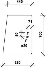 KRAMP Seitenscheibe D7759