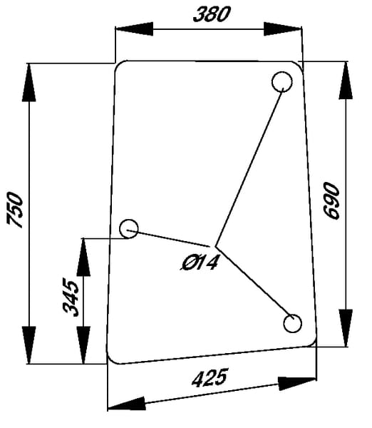 KRAMP Seitenscheibe D8187