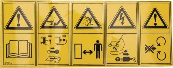 Safety sticker
