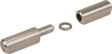 KRAMP Anschweißrollen f. Türen 60mm V2A HS762850RVS