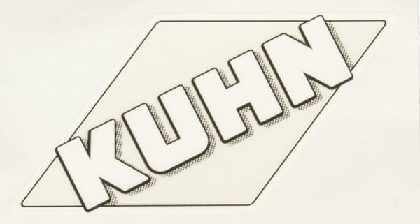 LOGO KUHN 153 BLANC/