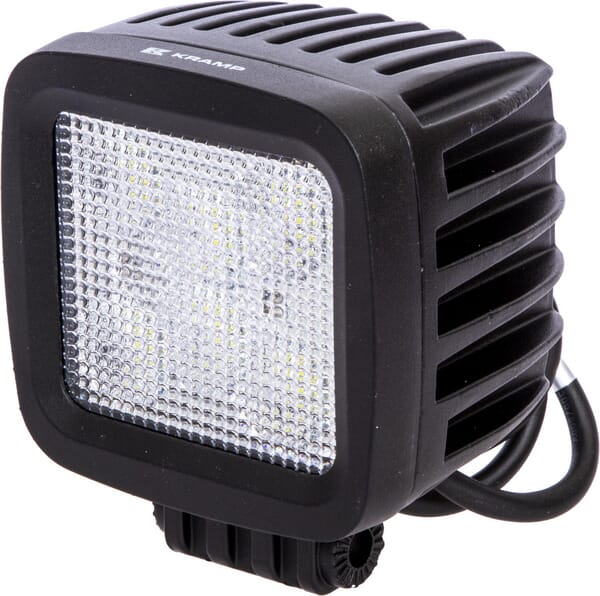 KRAMP Arbeitsscheinwerfer LED, 42W, 3780lm, quadratisch, 10/30V, 128x82x100mm, Flutlicht, 6 LED's, Kramp LA10028