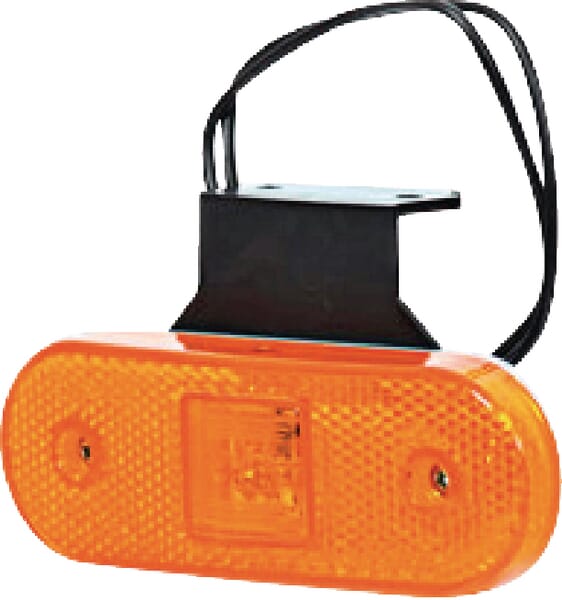 KRAMP Seitenmarkierungsleuchte mit Kabelanschluss mit Halter LED 12-24V KRAMP LA30125