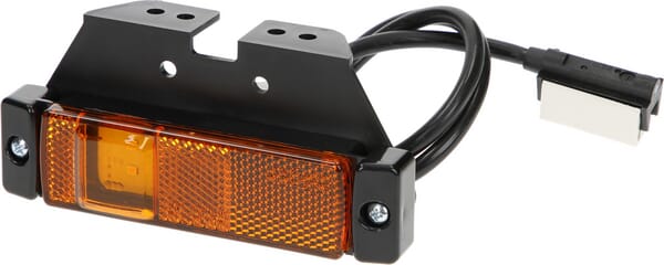 KRAMP Seitenmarkierungsleuchte rechteckig mit Jaegeranschluss mit Halter LED 12-24V KRAMP LA30132