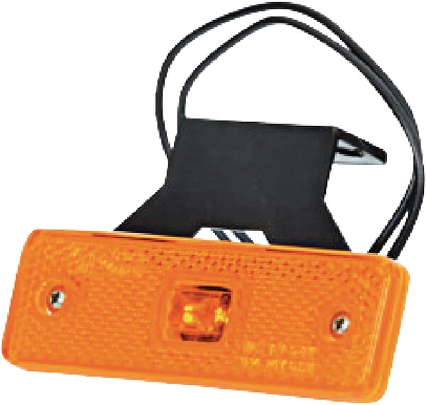 KRAMP Seitenmarkierungsleuchte mit Kabelanschluss mit Halter LED 12-24V KRAMP LA30134