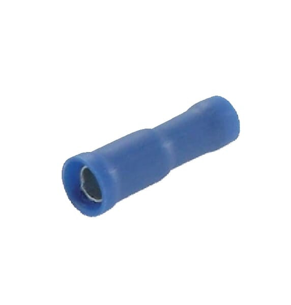 Round connector sleeve blue - 100 pieces