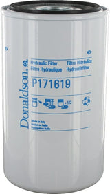 Screw-on hydraulic filter