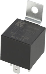 KRAMP Mini-Relais 12V, Umschalter, 30A/40A, mit Halter RL112C3