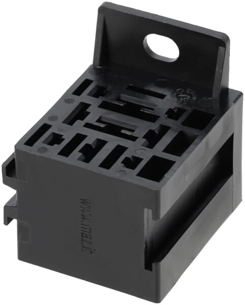 KRAMP Mini-Relaissockel mit Halterung, 5 x 6,3 mm 4 x 2,8 mm RL990450