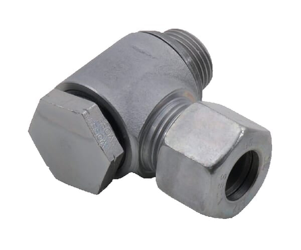 Angle swivel connector 12L R1/4