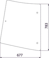 KRAMP Seitenheckscheibe D6941