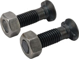 KRAMP 2-Nasen-Pflugschr. oval 12x45 + Mutter - 25 Stück 1245COP025