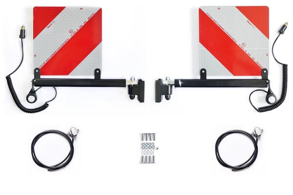 KRAMP Überbreiten- und Doppelradmarkierung V303 DORA-TT-ECE-LED-Seckbar V303LEDKR