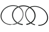 Ring set, piston